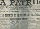 A la une - Fac-similé 51- vol.1- La Patrie 71e année lundi 17 juil. 11 - Grave incendie rue de Charonne-Le Tour de France : Mes contrôles - Au Maroc: ...