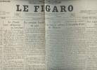 A la une - Fac-similé 56- vol. 3-Le Figaro 103e année n°241 mardi 28 août 28 - L'école et la terre - Le pacte sans obligation ni sanctions - Le ...
