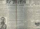 A la une - Fac-similé 13- vol.2 -Le Matin 31e année n°11200 mardi 27 oct. 14 - La bataille de l'Yser - Les Allemands sont repoussés, leurs attaques ...