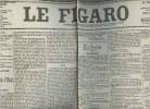 A la une - Fac-similé 25- vol.1 -Le Figaro 31e année 3e série n°23 lundi 23 janv. 05 - La séparation des églises et de l'état- Les troubles de ...