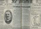 "A la une - Fac-similé 17- vol.2 -Le Matin 32e année n°11393 sam. 8 mai 15- ""Colette Baudoche"" - Que fait l'Italie?- Un crime & une bêtise de plus, ...
