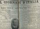 "A la une - Fac-simil&eacute; 37- vol.1 -Il Giornale d'Italia anno VII n&deg;222 sabato 10 agosto 1907- Il ritorno di Borghese vincitore del ""record"" - ...