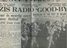 A la une - Fac-similé 43- vol.6 -Daily Express n°14011tuesday may 1 1945- Nazis radio 'good-bye' - Bernadotte ends task - Mussolini at the feet of ...