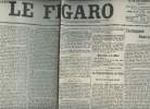 A la une - Fac-similé 17- vol.1 -Le Figaro 50e année 3e série n°100 sam. 9 avril 1904- M. de Fersen - La représentation de Gala au Bénéice des blessés ...