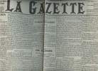 A la une - Fac-similé 18- vol. 1-La Gazette 34e année n°100 sam. 9 avril 1904- Espagne, attantat à Barcelone - La guerre russo-japonaise- Monaco les ...