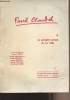 La revue des lettres modernes n°209-211 1969(4) - Paul Claudel - 6 - La première version de la Ville - Textes réunis par Jacques Petit. Collectif