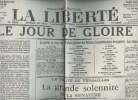 A la une - Fac-similé 59- vol.2 -La liberté n°21171 sam. 28 juin 19- Le jour de gloire- La guerre de 5 ans- L'effort militaire des Nations-Le traité ...
