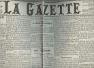 A la une - Fac-similé 18- vol.1 -La Gazette 34e année n°100 sam. 9 avril 1904- Espagne, l'attentat de Barcelone - La guerre russo-japonaise - Par ...