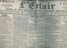 A la une - Fac-similé 20- vol. 1-L'éclair 17e année n°5613 dim. 10 avril 1904- L'accord anglo-français, texte des principaux articles de la ...