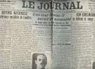 A la une - Fac-simil&eacute; 45- vol.2 -Le Journal, jeudi 27 juin 18 - La d&eacute;fense nationale &agrave; la Conf&eacute;rence socialiste de Londres- L'ex-tsar Nicolas II ...