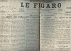 A la une - Fac-similé 49- vol.3 -Le Figaro 103e année n°176 dim. 24 juin 28- Pour embellir Paris, les Champs-Elysées- Examen de conscience- Le grand ...