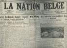 A la une - Fac-simil&eacute;45 - vol.3 -La Nation Belge 10e ann&eacute;e n&deg;84 vend. 25 mars 27- le trait&eacute; hollando-belge rejet&eacute; par la 1re Chambre hollandaise- Des ...