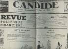 "A la une - Fac-similé 8- vol.4 -Candide 15e année n°772 28 déc. 38- La discussion de la loi de finances - Théâtre, ""La dame de chez Maxim"" - ...