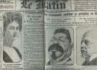 A la une - Fac-similé 54- vol.2 -Le Matin n°12732 lundi 6 janv. 19- L'allemagne a voulu supprimer la race française- La grande duchesse de Luxembourg ...
