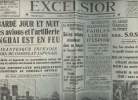 A la une - Fac-similé 60- vol.4 -Excelsior 28e année n°9743 merc. 18 août 37- Bombardé jour & nuit par les avions & l'artillerie Shaghaï est en feu- ...