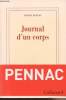 Journal d'un corps. Pennac Daniel