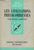 "Les civilisations précolombiennes - ""Que sais-je?"" n°567". Lehmann Henri