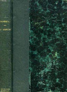 LES PAPIERS DE BOSWELL. AMOURS A LODRES 1762-1763.
