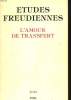 ETUDES FREUDIENNES N°19-20, MAI 1982. L'AMOUR DE TRANSFERT.. COLLECTIF