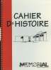 LE MEMORIAL DE CAEN, CAHIER D'HISTOIRE. CLASSE DE TERMINALE. DU 1er AU 20e SIECLE (1918-1945). COLLECTIF