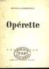 OPERETTE. WITOLD GOMBROWICZ