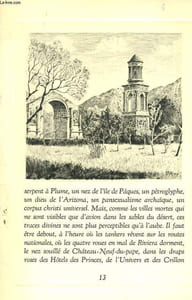 "2 POINTES SECHES ISSUES DE L'EXTRAIT DE ""IMAGES DE PROVENCE"" DE JEAN GIONO"