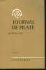 JOURNAL DE PILATE. WERNER KOCH