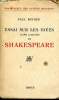 Essai sur les idées dans l'oeuvre de Shakespeare. Reyher Paul