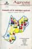 Annuaire de la statistique agricole Agreste Aquitaine Editions 1997 Résultats 1995 et 1996. Collectif