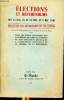 Elections et référendums des 13 Oct., 10 et 24 Nov. et 8 déc. 19461ère partie: Etude statistique des 3 référendums constittutionnels et des élections ...