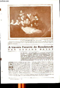 A travers l'oeuvre de Rembrandt