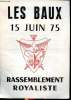 Les Baux 15 Juin 75 Rassemblement royaliste. Collectif
