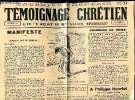 Courrier français du témoignage chrétien Lien du front de résistance spirituelle N°8. Collectif