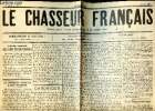 Le chasseur français N°1 15 Juin 1885. Collectif