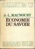 Economie du savoir Collection U. Maunoury J.-L.