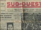 "Sud-Ouest N° 2650 du mardi 3 mars 1953 Sommaire: Les désordres s'aggravent à Téhéran, la rupture du R.P.F. avec la majorité gouvernementalesur la ...