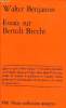 Essais sur Bertolt Brecht. Benjamin Walter