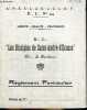 "A.N.E.S.L.A.D.L.G.L.D.F.R.L. N&deg;499 - LIBERTE EGALITE FRATERNITE - R.L. ""LES DISCIPLES DE SAINT-ANDRE-D'ECOSSE - OR. DE BORDEAUX - REGLEMENT ...