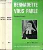 Bernadette vous parle Tomes 1 et 2 Lourdes (1844-1866). Laurentin René