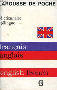 Larousse de poche français - anglais, anglais- français.