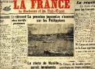 Journal La France de Bordeaux et du Sud Ouest du vendredi 2 Janvier 1942 Sommaire: La pression japonaise s'accroit sur les Philippines; Le rlèvement ...