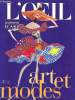 L'oeil Magazine internationanl d'rt N°478 janvier Février 1996 Art et modes. Collectif