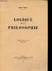 Logique de la philosophie deuxième édition revue second tirage. Weil Eric