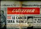 Carrefour N° 366 du mercredi 19 septembre 1951 Le cancer sera vaincu v. Collectif
