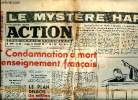 Action N°291 semaine du 1er au 7 mai 1950 Le mystère Hardy Sommaire: Condamnation à mort de l'enseignement français; Joliot révoqué; Le commissaire ...