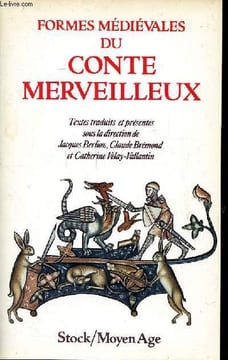 Formes médiévales du conte merveilleux Série Moyen Age. Collectif