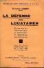 La défense des locataires. Luquet Alexandre