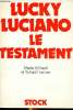 Lucky Luciano le testament. A. Gosch Martin et Hammer Richard