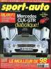 Sport-Auto N°443 décembre 1998 Mercedes CLK-GTR diabolique Sommaire: Essai lotus Elise Sport; Le pilote Mika Hakkinen, champion du monde; Le ...