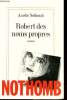Robert des noms propres. Nothomb Amélie